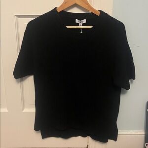 525 America Black Knit Top